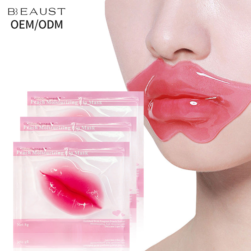 💄 Masque Lèvres Hydrogel Collagène – Effet Hydratant &amp; Repulpant