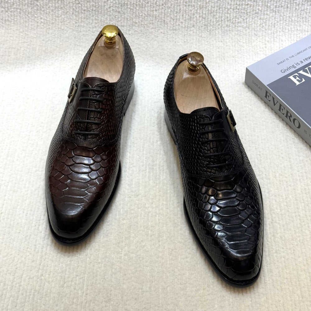 Chaussures Oxford Homme en Cuir Véritable – Élégance &amp; Prestige