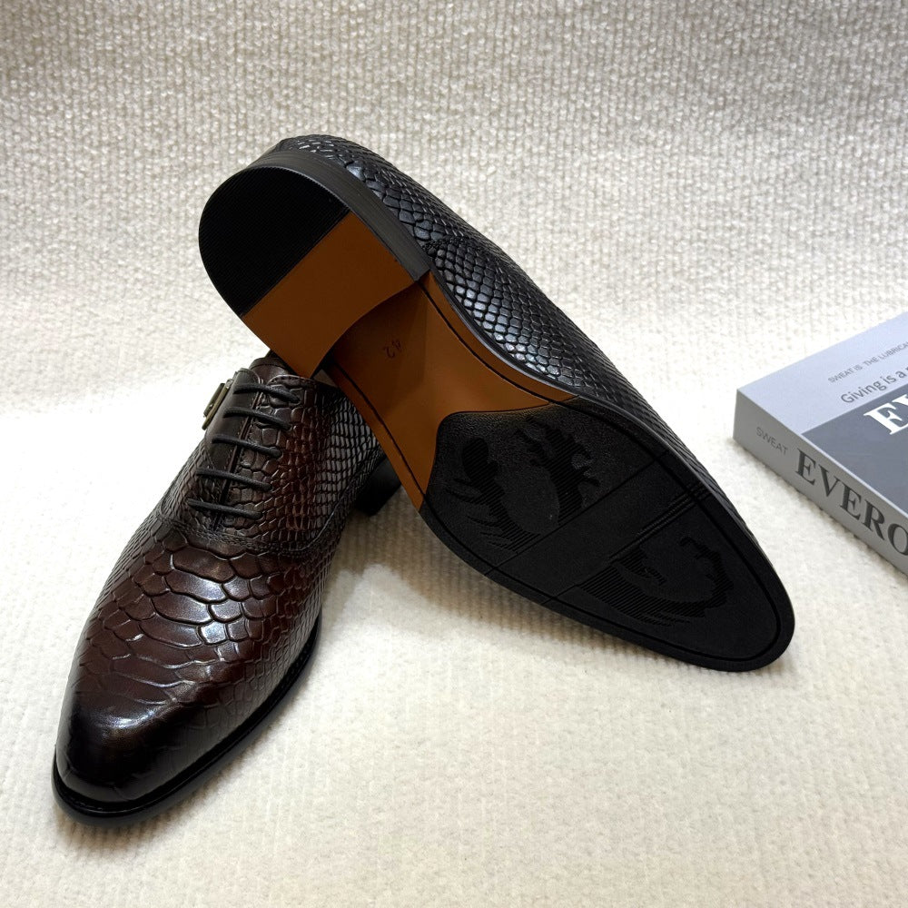 Chaussures Oxford Homme en Cuir Véritable – Élégance &amp; Prestige