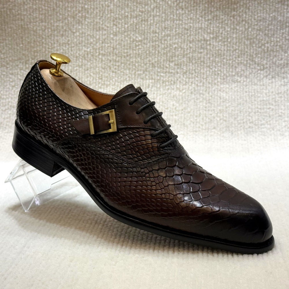 Chaussures Oxford Homme en Cuir Véritable – Élégance &amp; Prestige