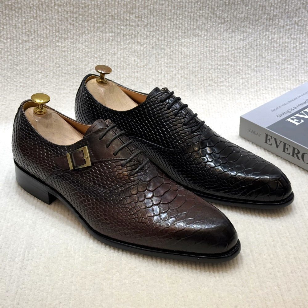 Chaussures Oxford Homme en Cuir Véritable – Élégance &amp; Prestige