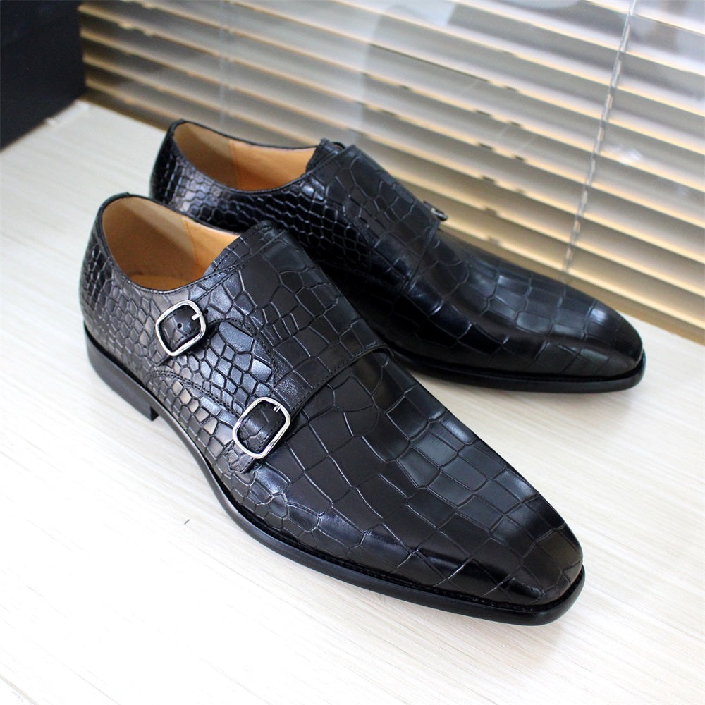 Chaussures Homme Luxe en Cuir Véritable – Élégance &amp; Confort Premium