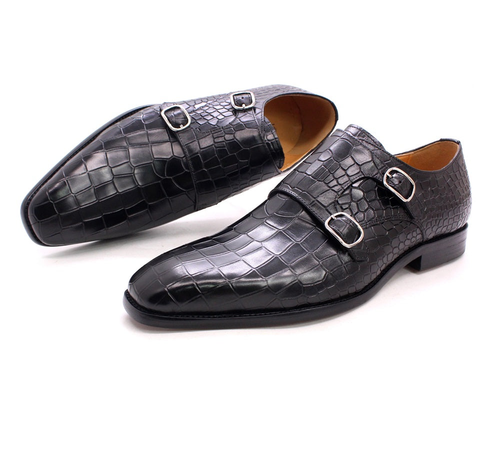 Chaussures Homme Luxe en Cuir Véritable – Élégance &amp; Confort Premium