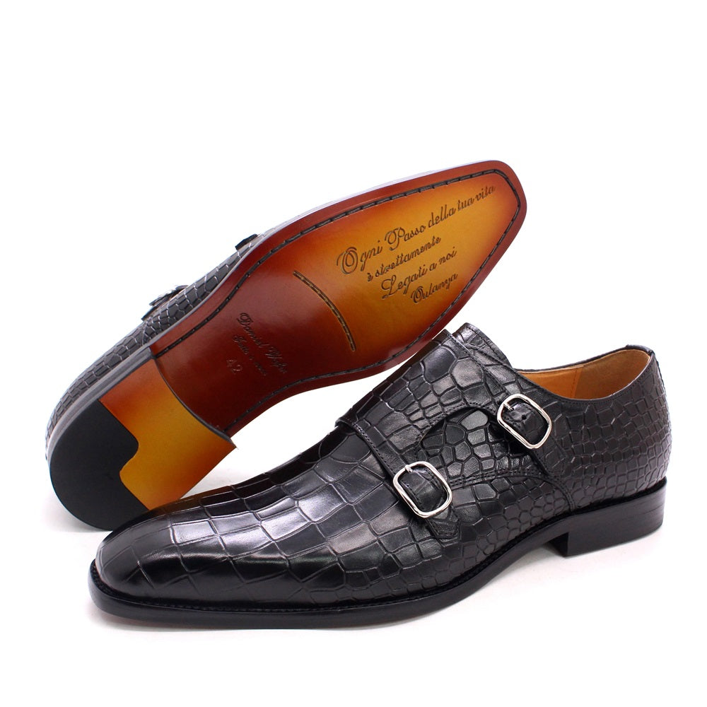 Chaussures Homme Luxe en Cuir Véritable – Élégance &amp; Confort Premium