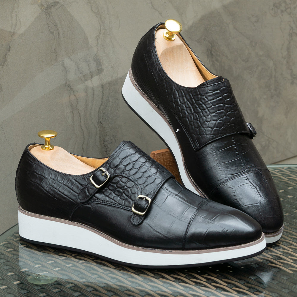 🟤 Chaussures Luxe Homme en Cuir Véritable – Élégance &amp; Confort