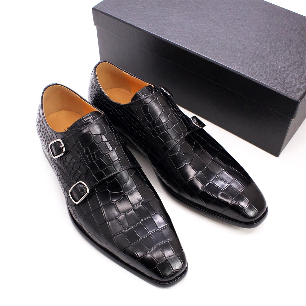 Chaussures Homme Luxe en Cuir Véritable – Élégance &amp; Confort Premium